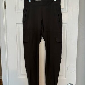 Athleta Brooklyn Cargo Ankle Pant - Dark Green